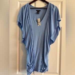 NWT NY and Company‎ Blue Drape Dress